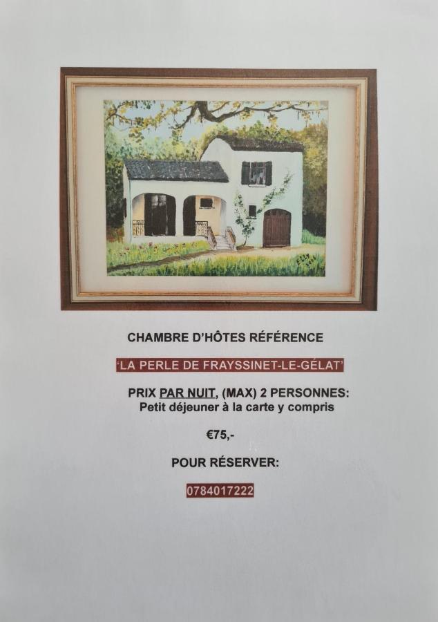 La Perle De Frayssinet-Le-Gelat - Chambre D'Hotes - B&B Zewnętrze zdjęcie